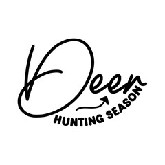 Deer Hunting Season SVG