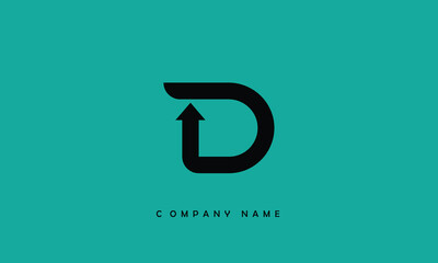 D, D Abstract Letter Logo Monogram