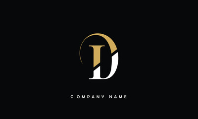 D, D Abstract Letter Logo Monogram