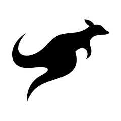 Kangaroo Vector Logo Design Template