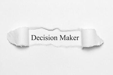 Decision Maker	