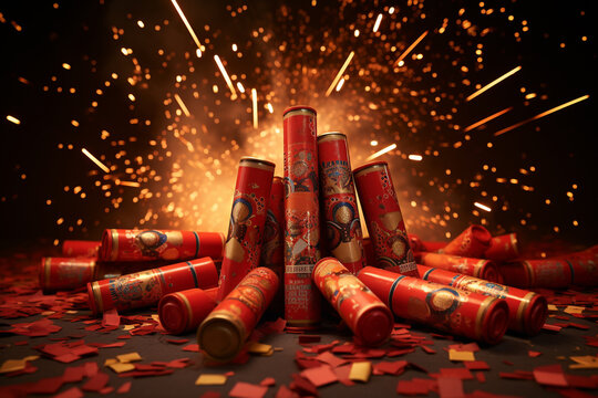New Year's firecrackers