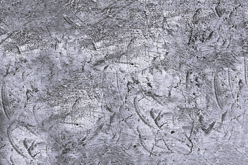 Black and white image of a metal surface.