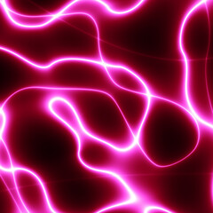 Pink glowing multidimensional plasma force field. Abstract glowing background