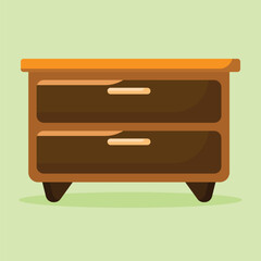 Cabinet icon. Subtable to place on furniture, interior, etc.
