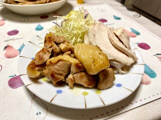 【おうちごはん】鶏肉2種盛り