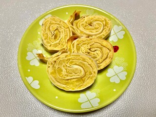 残り物アレンジスイーツ サツマイモロール