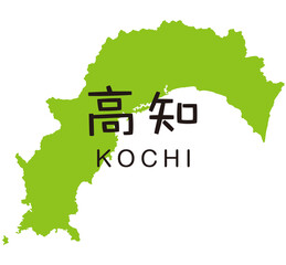 高知県　観光　地図　アイコン