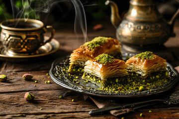 Desserts Eid al-Fitr, Eid al Adha Kahk (Eid Cookies) Arabic filled Pistachio or nut, Ramadan