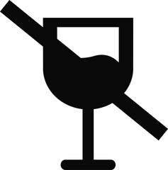 No Alcohol sign vector