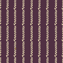 Floral motif with leaves or florets stripes, print