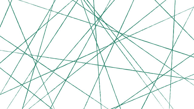 Random chaotic lines abstract geometric pattern.  Blue random diagonal line background.