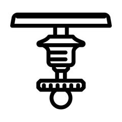 lapel pin jewelry line icon vector. lapel pin jewelry sign. isolated contour symbol black illustration