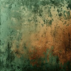Grunge Background Texture in the Style Earth Brown and Pine Green - Amazing Grunge Wallpaper created with Generative AI Technology
