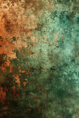 Grunge Background Texture in the Style Earth Brown and Pine Green - Amazing Grunge Wallpaper created with Generative AI Technology