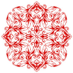 Love Frame Valentine's Day Ornament Line. Women's Mother's Day Ornament Border