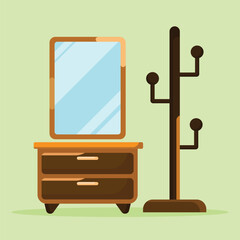  Hallway icon. Subtable to place on furniture, interior, etc.