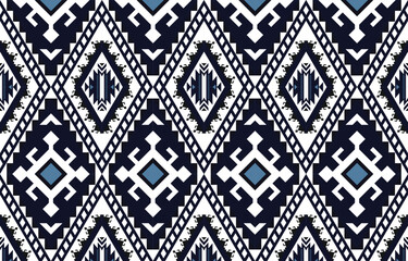 Fototapeta premium Ethnic pattern is reminiscent of traditional ethnic designs. Ethnic pattern could be used in a variety of applications, such as textiles, home decor, and graphic design.