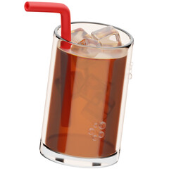 Cold Drink 3D Illustration