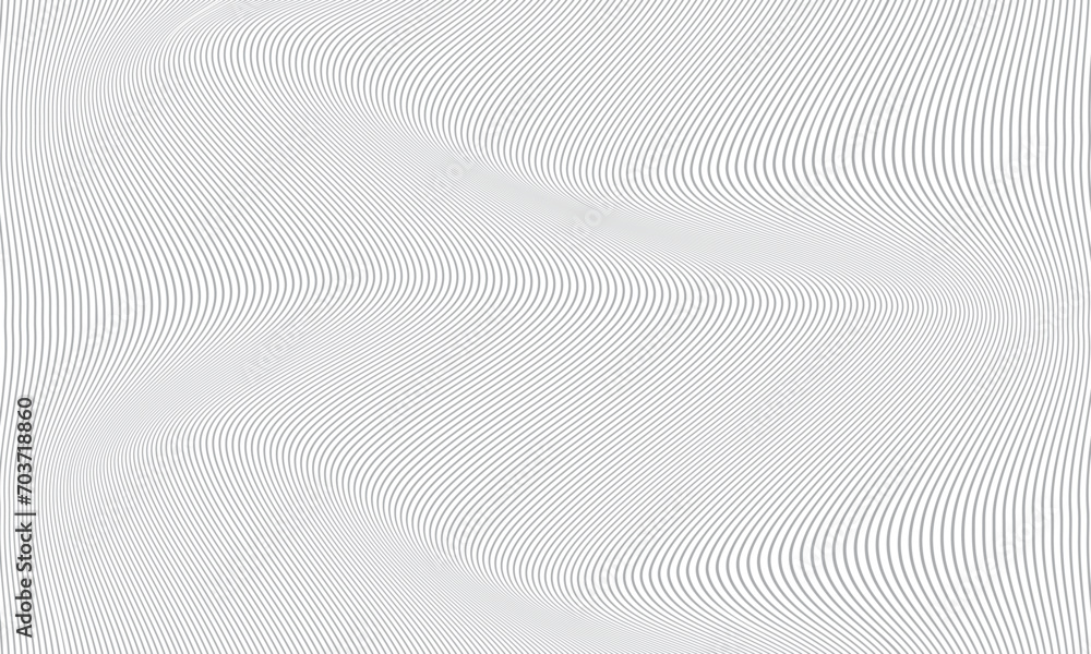 Poster abstract monochrome geometric grey vertical wave line pattern.