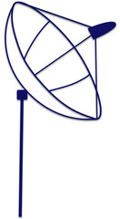 illustration of satellite dish 