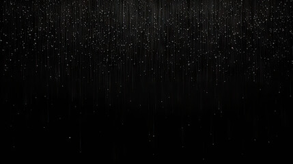 Falling rain down On Black Background. rainy on blac - obrazy, fototapety, plakaty