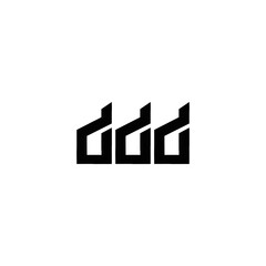 Fototapeta na wymiar DDD logo. DDD set , D D D design. White DDD letter. DDD, D D D letter logo design. Initial letter DDD letter logo set, linked circle uppercase monogram logo. D D D letter logo vector design. 
