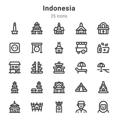 indonesia icons