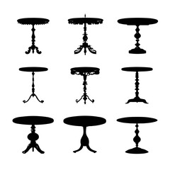 table, table png, table svg, table silhouette, vector, icon, symbol, silhouette, illustration, set, chandelier, anchor, design, black, candlestick, pattern, lamp, decoration, interior, light, sign, fu