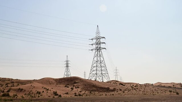 High Voltage Power Grid Infrastructure
