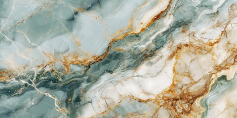 Texture resembling marble granite with a light sky-blue and light amber white with green pattern.