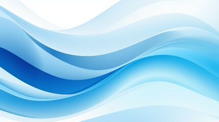 Blue Water Waves Abstract Vector Background: A Vibrant Fluid Motion Design Element for Modern Graphic Concepts