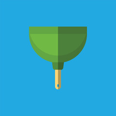 vector dust pan design, flat design isolated background. cleaning equipment design