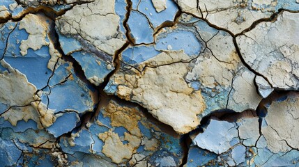 Texture. Fine pattern of cracks on the surface of materials.