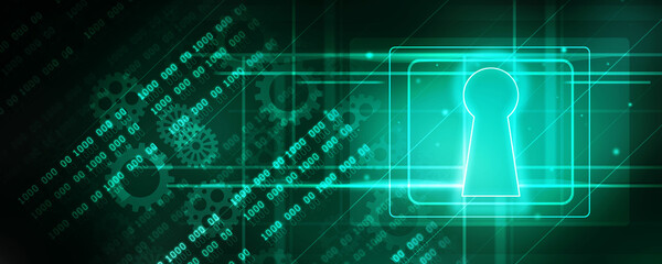 2d illustration technology cyber security