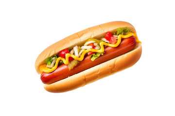 hod dog Isolated on transparent background