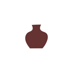 set of brown vase colors vase