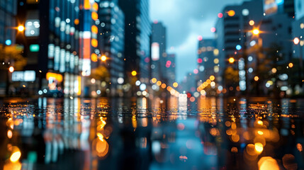 Obraz premium city at night
