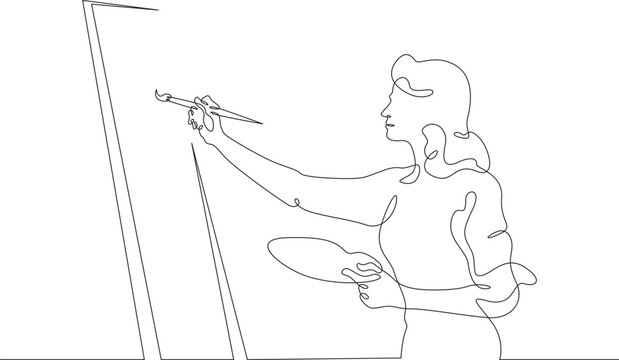 Artist Line Drawing Images – Browse 270,231 Stock Photos, Vectors, and ...