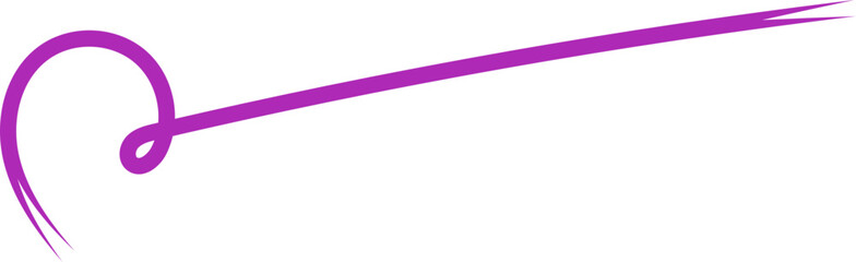 Obraz premium Purple Awareness Ribbon Decoration