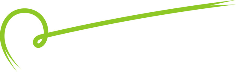 Obraz premium Green Awareness Ribbon Decoration