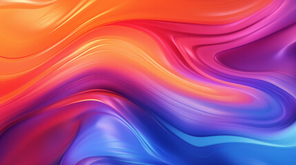 Obraz premium Vibrant Liquid Harmony: Gradient Colorful Abstract Background for Mobile Screen Luxury