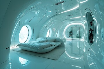 未来の空間、未来的な部屋｜futuristic space, futuristic room