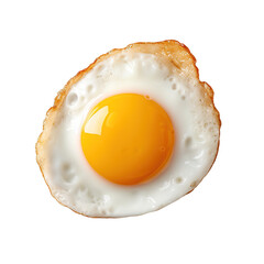 fried egg Isolated on transparent background