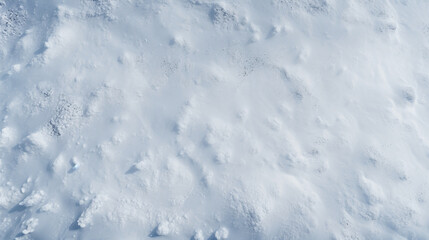Fototapeta na wymiar Top-View Snowscape: Texture Perfect for Background