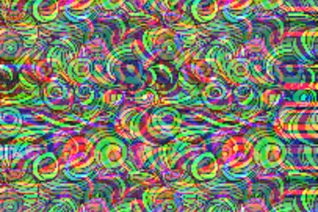 Fototapeta premium background with neon circles