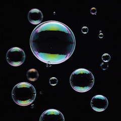 bubbles on black 7