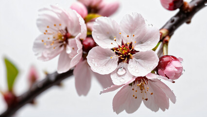Naklejka premium Beautiful flower, Generative AI