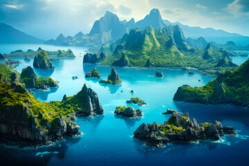 Serenity of a Mystical Turquoise Archipelago.