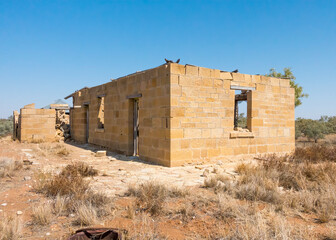 Abandoned building at Old Cork in Outback Queensland, Australia